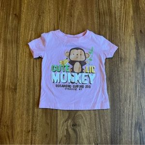 4 for $10 🌈 "Cute Lil' Monkey" Rosamond Gifford Zoo T-Shirt